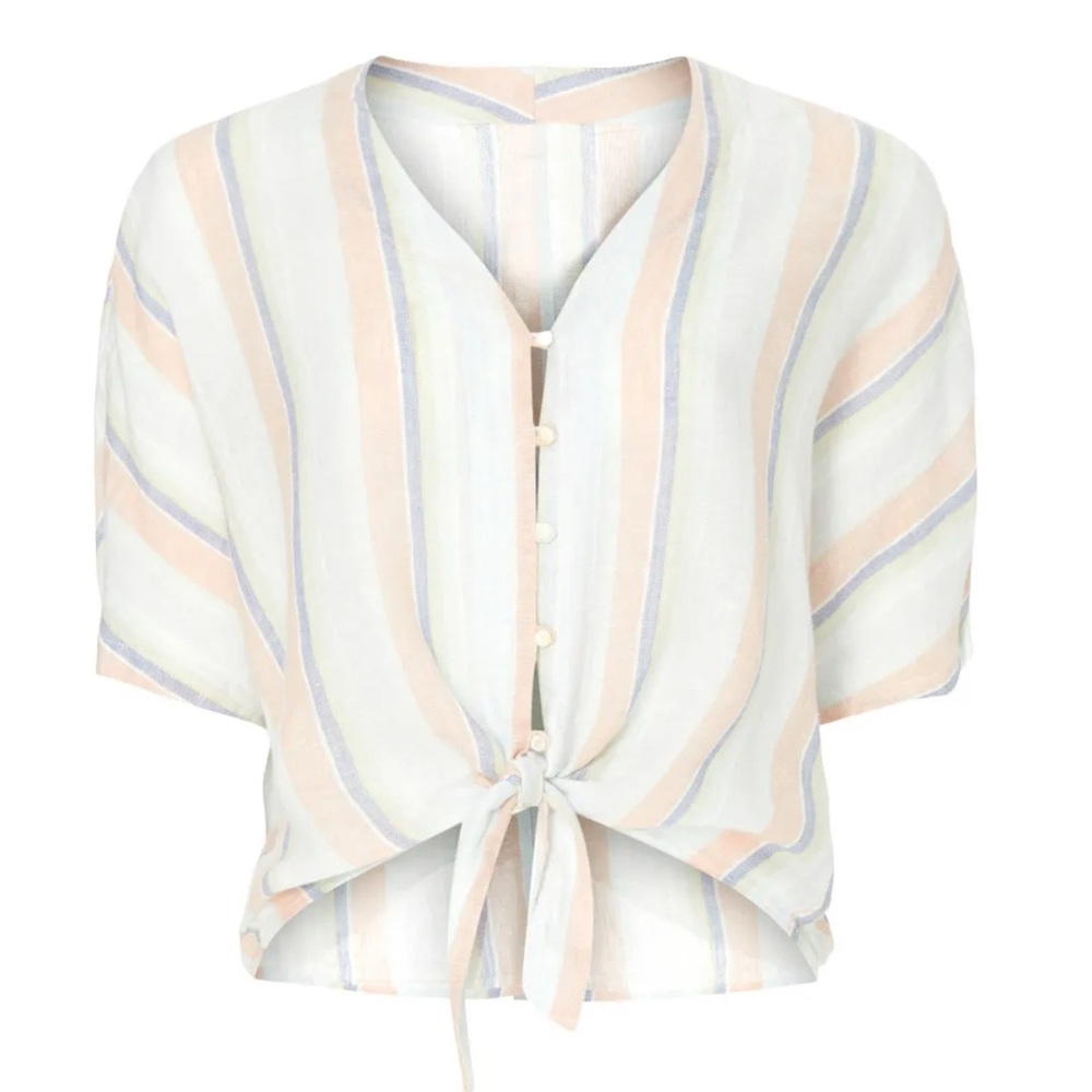 EUC Rails Pastel Striped Thea top